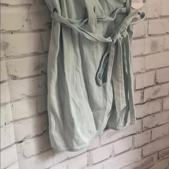 NWT Tularosa didion denim wrap dress - Picture 4 of 6